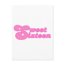 Sweet Sixteen Postcards