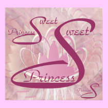 Sweet Sixteen Princess Poster - Customise posters