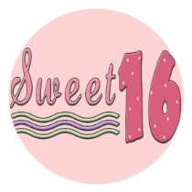 Sweet Sixteen Stickers