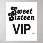 Sweet Sixteen VIP Black And Silver posters