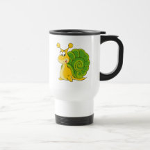 Sweet Smiling Snail Coffee Mugs
