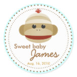 Sweet Sock Monkey Stickers