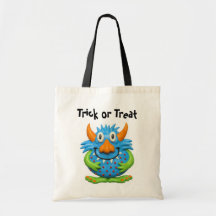 Sweet Spotted Monster Canvas Bag
