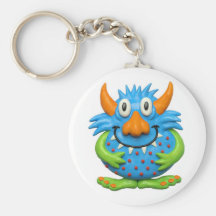 Sweet Spotted Monster Key Chain