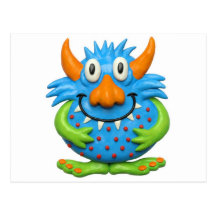 Sweet Spotted Monster Postcard