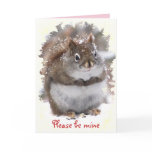 Sweet Squirrel Valentine cards