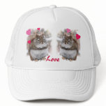 Sweet Squirrels Valentine Mesh Hats