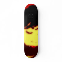 Sweet strings custom skate board