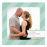 Sweet Stripes Photo Save the Date Announcement