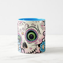 Sweet Sugar Skull Mugs