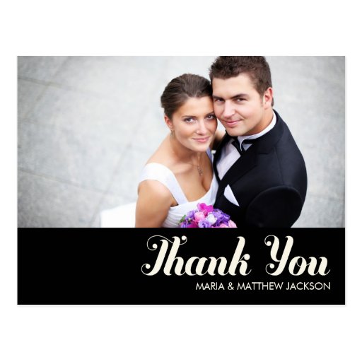 SWEET THANKS  | WEDDING POSTCARD
