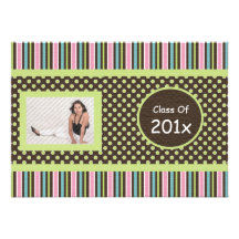 Sweet Treat Graduation Invitation (Green)