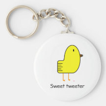 Sweet tweeter keychains