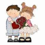 sweet valentine kids photo sculptures