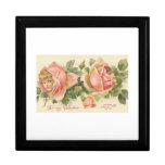 Sweet Valentine Rose Children (2) Trinket Box