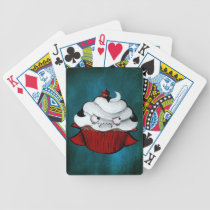 Sweet Vampire Cupcake playing cards