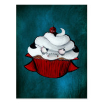 Sweet Vampire Cupcake postcards