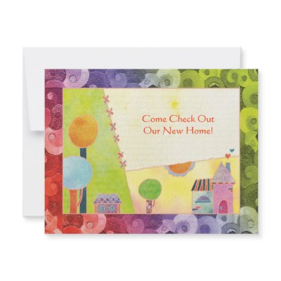 Sweet Village New Home Party Invitation by daphne1024
