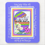 Sweet Westie Happy Easter Wishes Mouse Pad