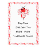 SweetBee Bumble Bee Birth Announcement business cards