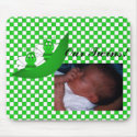 SweetBee Twin Bumble Bees Baby Picture Mousepad