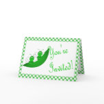 SweetBee Twin Bumble Bees Baby Shower Invitation cards
