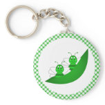 SweetBee Twin Bumble Bees Keychain