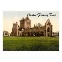 Sweetheart Abbey, Dumfries, Scotland Business Card Template