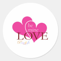 SweetHearts be mine LOVE Sticker