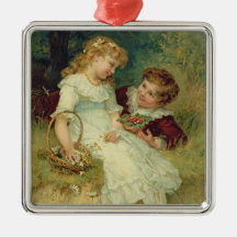 Sweethearts, from the Pears Annual, 1905 Christmas Tree Ornaments