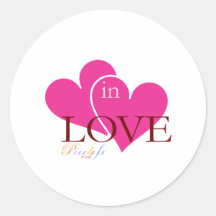 SweetHearts in LOVE Round Sticker
