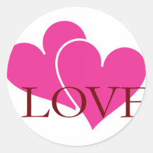 SweetHearts LOVE Round Sticker