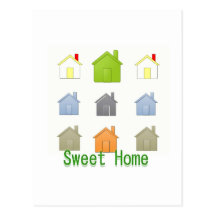 SweetHome House Warming Party Post Cards