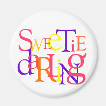 Sweetie Darling Refrigerator Magnets
