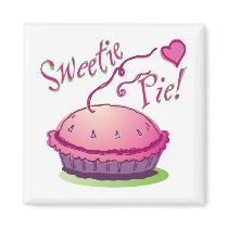 Sweetie Pie Square Magnet