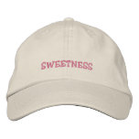 Sweetness Cap embroidered hats