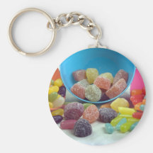 Sweets and candy keychains