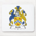 Swift Family Crest mousepads