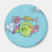 Swift Parrot Sky Magnet