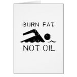 Swim: Burn fat not oil Card