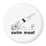 SWIM MEAT magnets