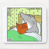 Swim W/The Lawyers Funny Tees Gifts & Collectibles Mousemat