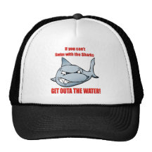 Swim with the Sharks Mesh Hats