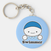 Swimmer keychain