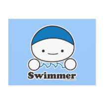 Swimmer Postcard