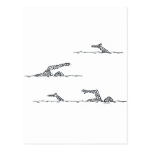 SWIMMERS POSTCARDS