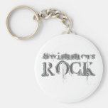 Swimmers Rock Key Chain