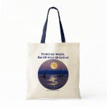 SWIMMIING ORCA & MOON Widllfie Tote Bag