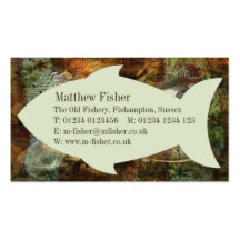 Swimming Against the Tide Business Card Template