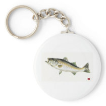 Swimming Bass Key Chains